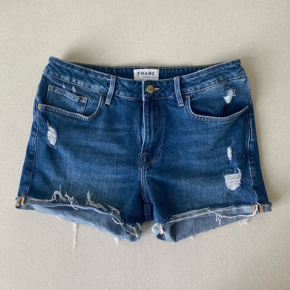 FRAME Le Grand Garcon Short in Shear